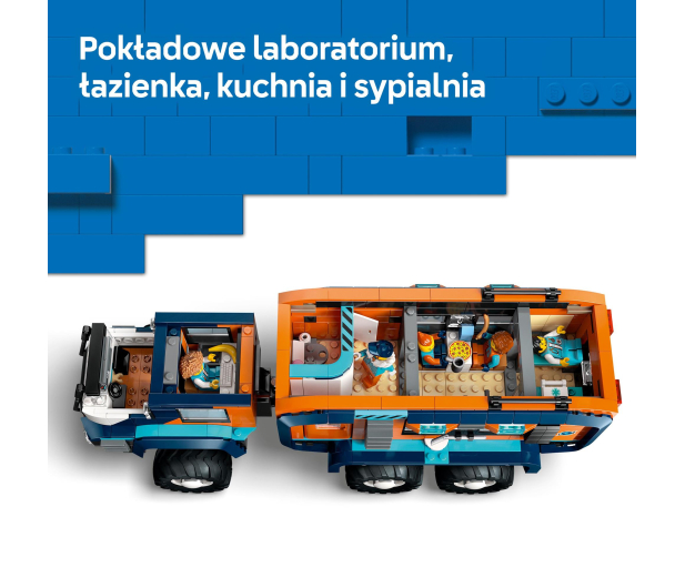 LEGO City 60471 Ciężarówka z laboratorium arktycznej odkrywczyni - 1331646 - zdjęcie 6